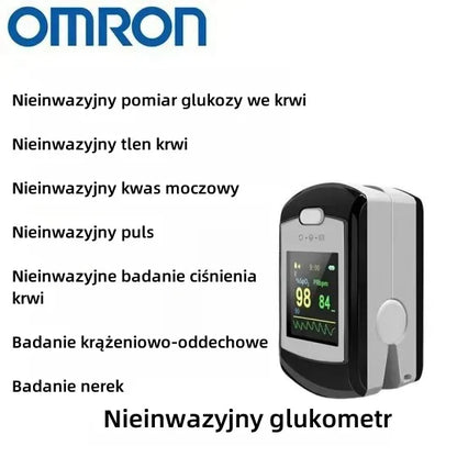 💥 Nieinwazyjny glukometr OMRON – Pomiar w 5s ⏱️ | Dokładność 99% ✅ | Bez bólu! 🩸🚫